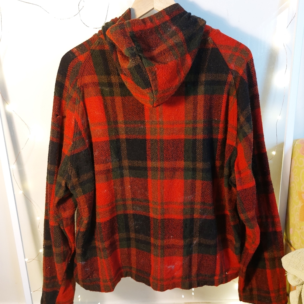 Plaid Wool jacket size large